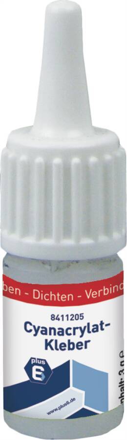 Sekundenkleber Universal 8411205 Inhalt 3 g Gebindeart Flasche chemische Basis Ethyl-Cyanacrylat-Basis Viskosität 25°C/