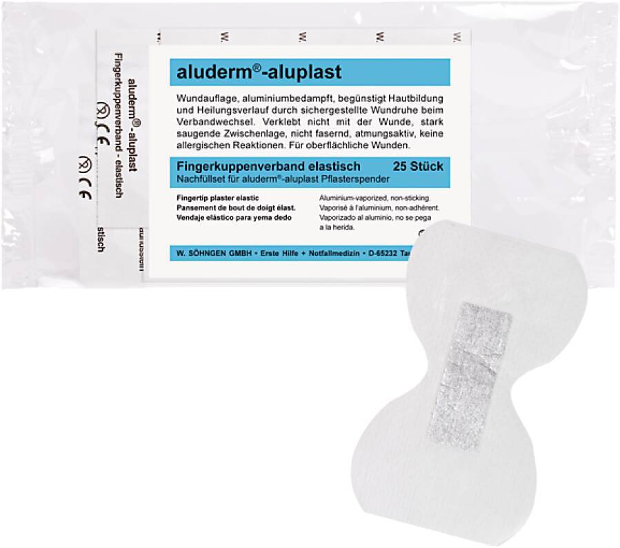 Nachfüll-Sets für Pflasterspender aluderm®-aluplast 1009913 Typ Fingerkuppenverbände Inhalt 25 Stück