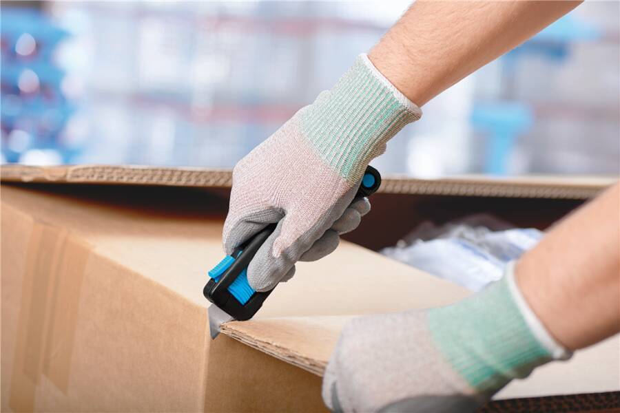 Sicherheitsmesser SECUPRO MAXISAFE mit 3-Seiten-Schieber 10139910.02 Typ SECUPRO MAXISAFE Breite 18 mm Länge 148 mm Hö