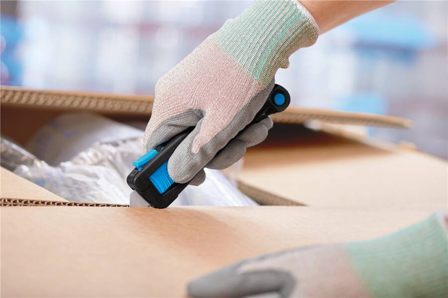 Sicherheitsmesser SECUPRO MAXISAFE mit 3-Seiten-Schieber 10139910.02 Typ SECUPRO MAXISAFE Breite 18 mm Länge 148 mm Hö