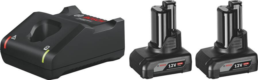 Starter-Set Akku GBA 12V mit Ladegerät 1600A01B20 Spannung 12 V Kapazität 6,0 Ah Lieferumfang 2 x Akku GBA 12V 6,0 Ah, L