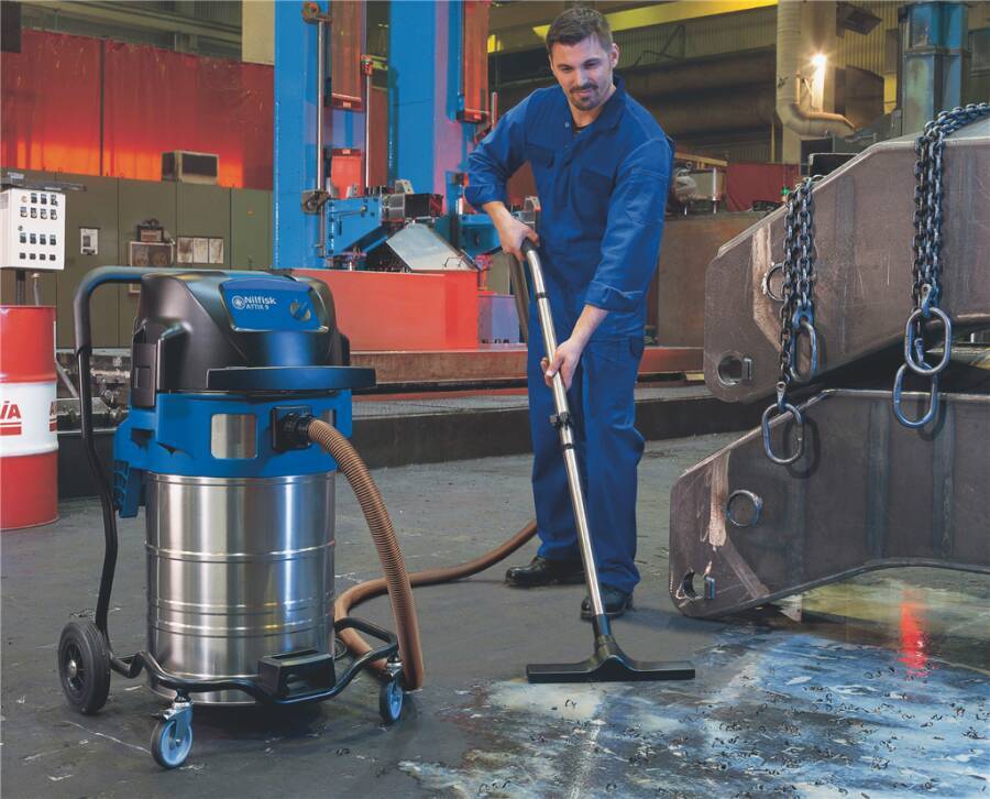 Nass- und Trockensauger ATTIX 961-01 PC 302002900 Nennaufnahme 2 x 1500 W Behältervolumen 70 l Luftstrom 2 x 3600 l/min
