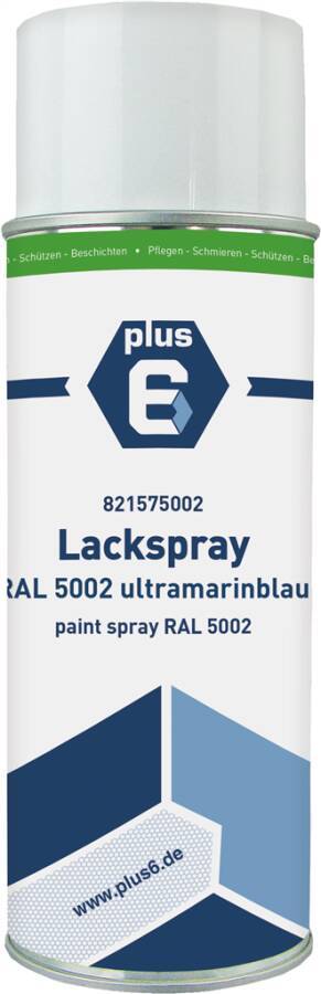 Lack-Spray RAL-Töne 821575002 Inhalt 400 ml Gebindeart Spraydose Ausführung RAL 5002 - ultramarinblau