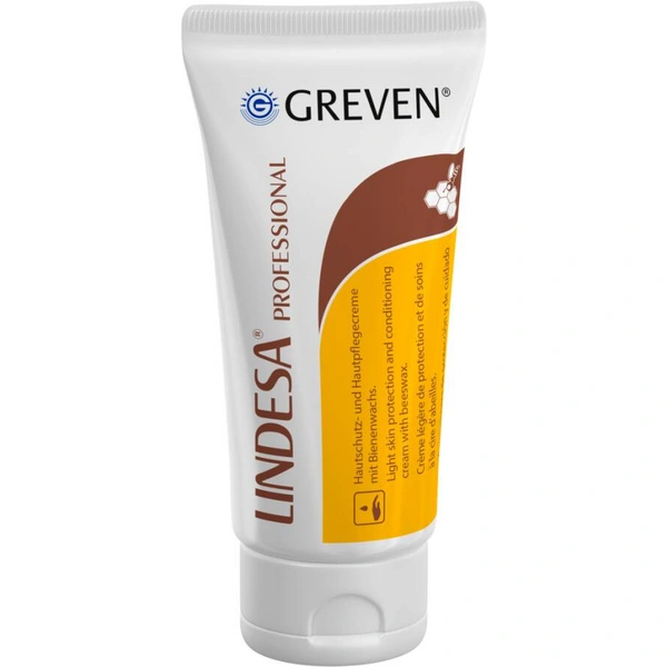Hautschutzcreme LINDESA® PROFESSIONAL 13640-010 Inhalt 50 ml Ausführung parfümiert Gebinde Tube (PE) geeignet für Spende Hautschutzcreme LINDESA® PROFESSIONAL 13640-010 Inhalt 50 ml Ausführung parfümiert Gebinde Tube (PE) geeignet für Spende