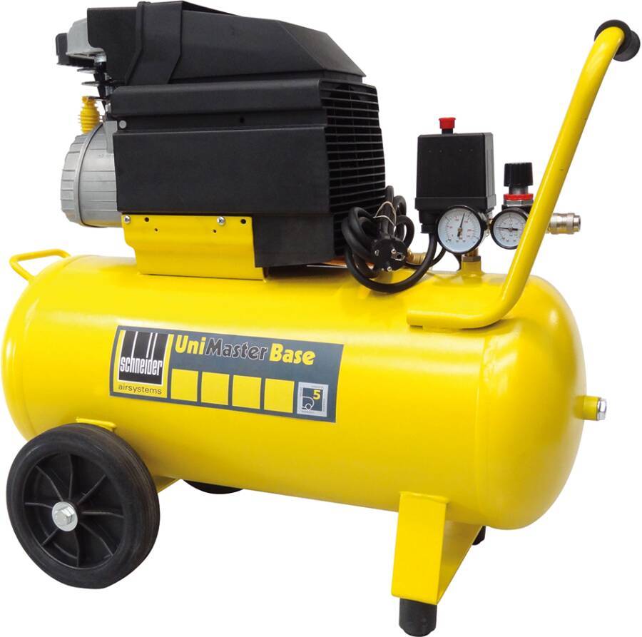 Kompressor UniMaster Base UNM 150-8-25 W DGKI800015 Nennaufnahme 1,1 kW / 230 V Höchstdruck 8 bar Füllleistung 80 l/min