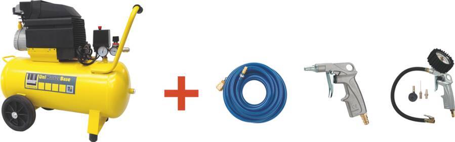 Kompressor UniMaster Base UNM 150-8-25 W DGKI800015 Nennaufnahme 1,1 kW / 230 V Höchstdruck 8 bar Füllleistung 80 l/min