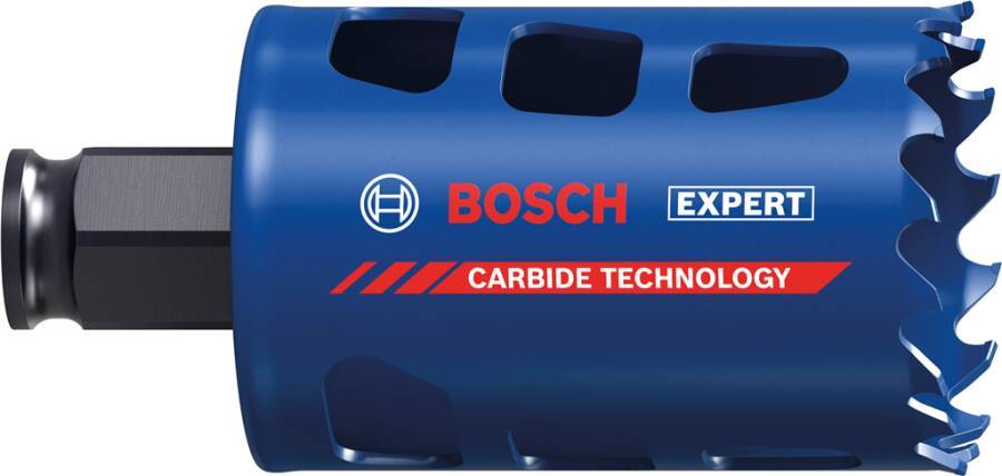 Lochsäge Hartmetall EXPERT Tough Material # 2608900426 Ausführung Tough Material EXPERT Ø 44 mm Ø 1 3/4 Zoll Höhe 60 mm