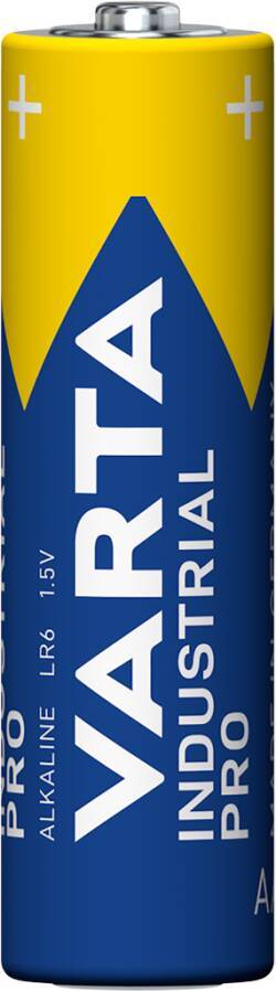Batterien VARTA Industrial Pro Alkaline Tray 8776206A Typ Mignon Bezeichnung AA Form LR06 Kapazität 2960 mA