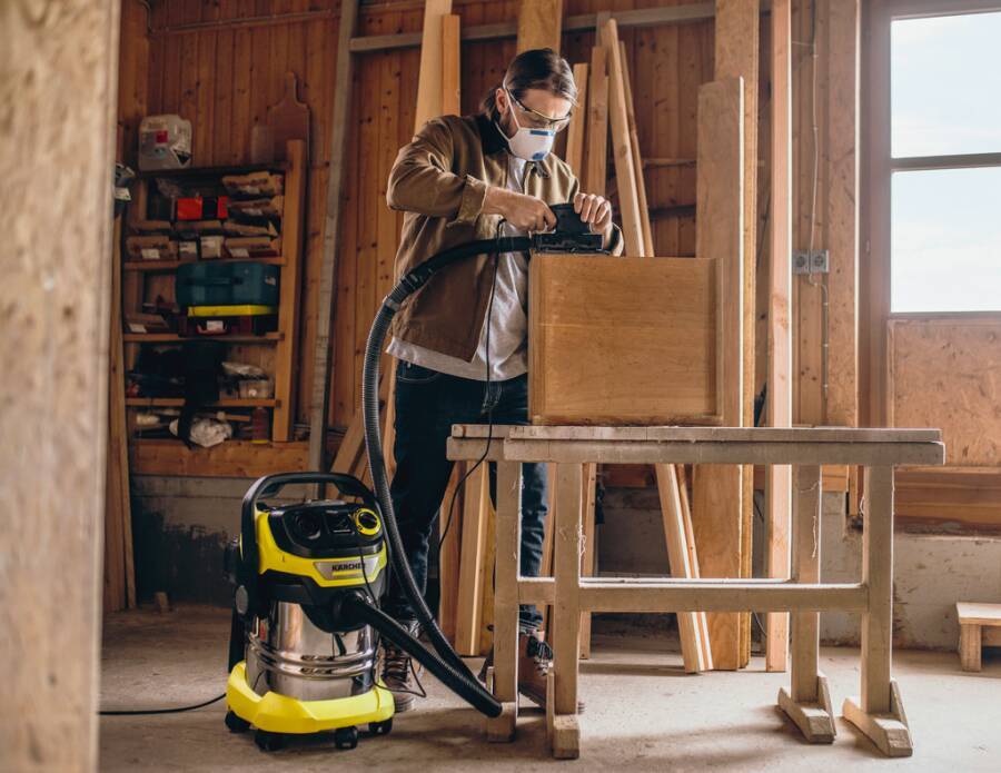 Nass-/Trockensauger WD 5 P S V-25/5/22 16283560 Nennaufnahme 1100 W Behältervolumen 25 l Luftstrom - l/min Unterdruck -