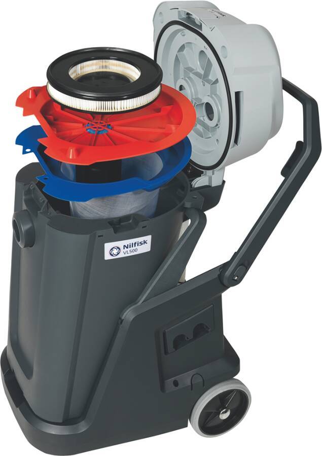 Nass- und Trockensauger VL500 75-2 EDF 107405164 Nennaufnahme 2500 W Behältervolumen 75 l Luftstrom 4320 l/min Unterdruc