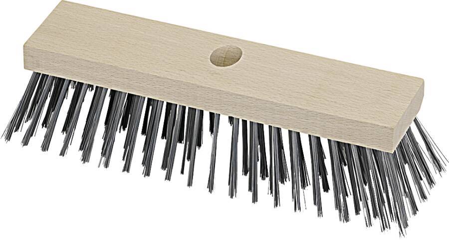 Stahldrahtbesen 89935 Breite 30 cm Reihen 6 für Stiel-Ø 24/28 mm