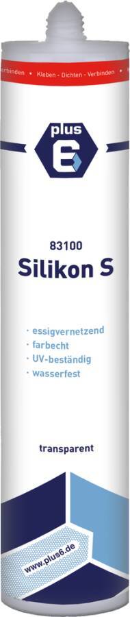 Silikon S essigvernetzend 83100 Farbe transparent Ausführung Kartusche Inhalt 310 ml