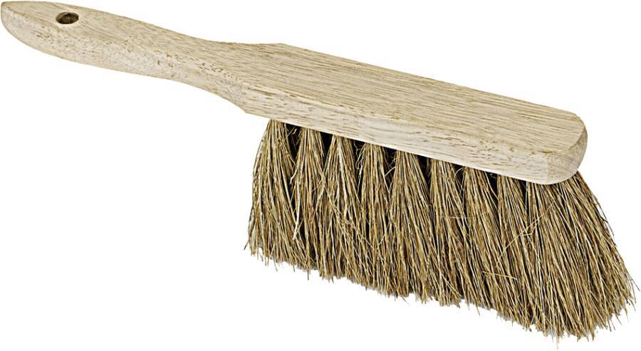 Handfeger 89939 Gesamtlänge 28 cm Ausführung Kokos, Holz natur, Aufhängeloch