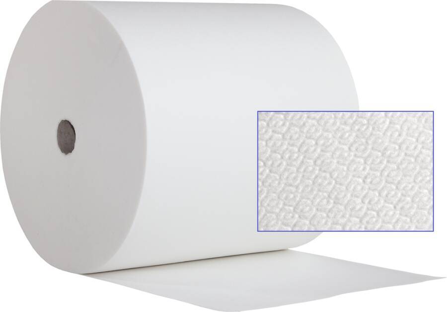 Reinigungstuch weiß Airlaid DS, Großrolle à 500 Blatt 89472