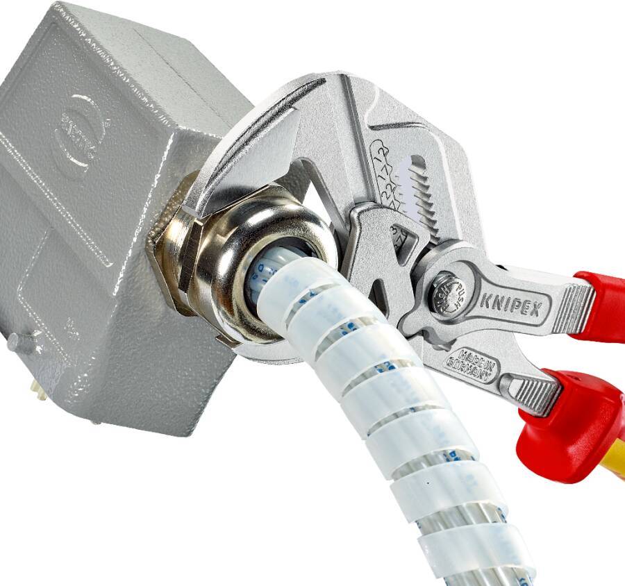 VDE-Zangenschlüssel 2K-Griff 86 06 250 Ausführung VDE Länge 250 mm Arbeitsbereich 52 / 2 mm / Zoll Gewicht 515 g