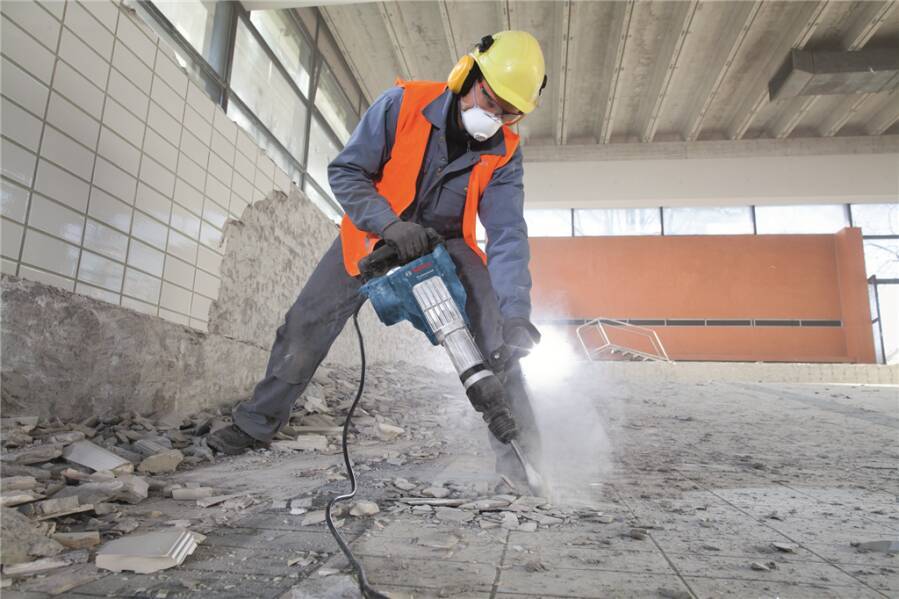 Schlaghammer GSH 11 VC 0611336000 Nennaufnahme 1700 W Lastschlagzahl 900 - 1700 /min Schlagenergie 23 J Werkzeugaufnahme