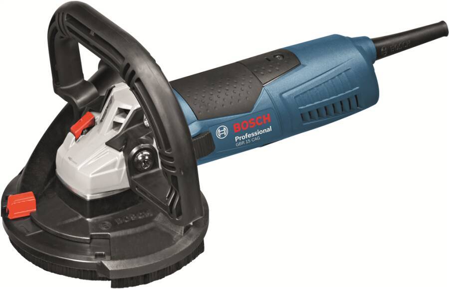 Betonschleifer GBR 15 CAG 0601776001 Nennaufnahme 1500 W Scheiben-Ø 125 mm Drehzahl max. 9300 U/min Gewicht 2,6 kg Opt.