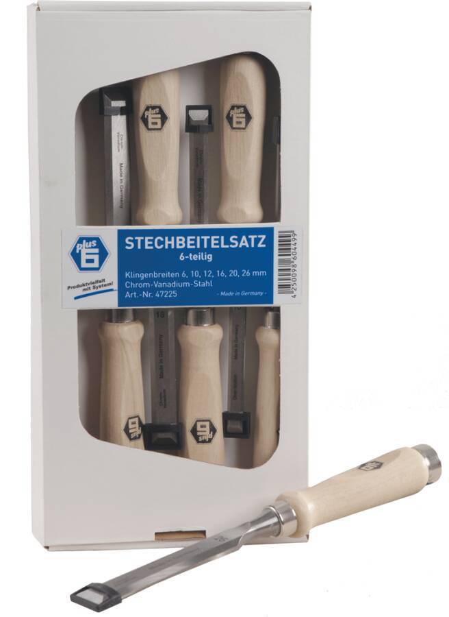 Stechbeitelsatz plus6 6-tlg. 47225