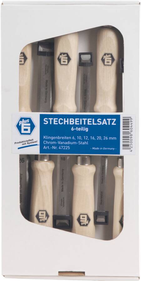 Stechbeitelsatz plus6 6-tlg. 47225