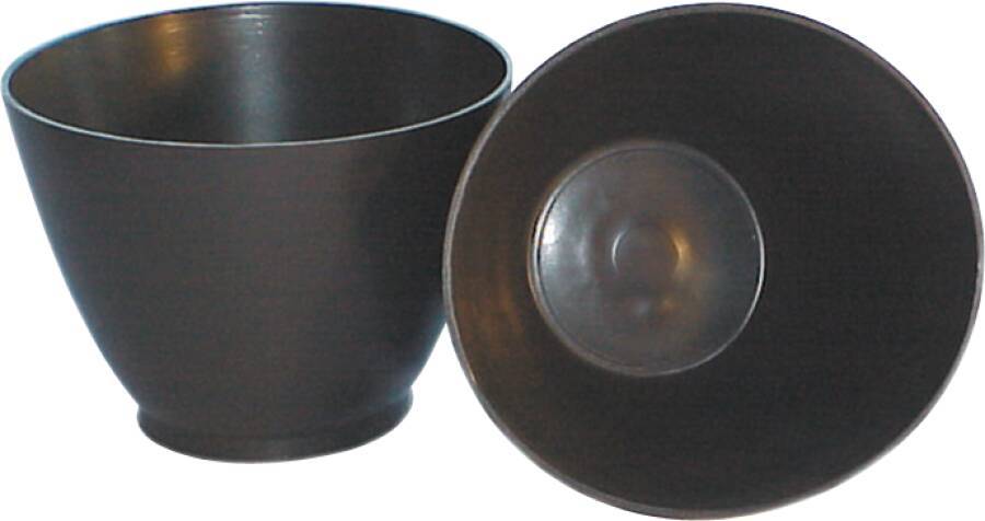 Gipsbecher Gummi schwarz 48700 Ausführung konisch, 130x97mm
