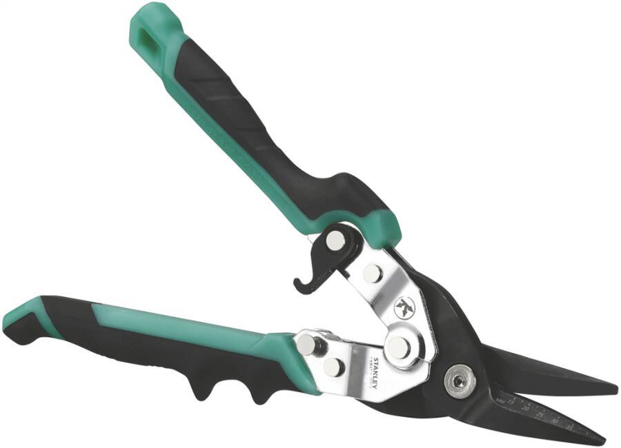 Blechschere FATMAX® ERGO FMHT73557-0 Farbe grün/schwarz Ausführung rechtsschneidend Gesamtlänge 250 mm Schneidenlänge 35
