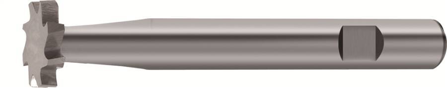 Schlitzfräser kreuzverzahnt 1681016,5X3 Ø 16,5 mm Breite 3 mm für Scheibenfedern 5,0 x 6,5 mm Zähnezahl 8 Gesamtlänge