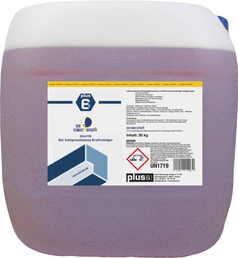 Der Schmutzdetektiv® 8266108 Inhalt 30 l Gebindeart Kanister pH-Wert alkalisch