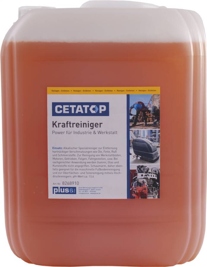 Kraftreiniger CETATOP 8268910 Inhalt 10 l Gebindeart Kanister pH-Wert alkalisch
