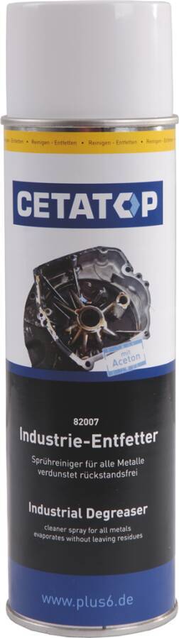 Industrie-Entfetter CETATOP mit Aceton 82007 Inhalt 500 ml Gebindeart Spraydose pH-Wert nicht bestimmt