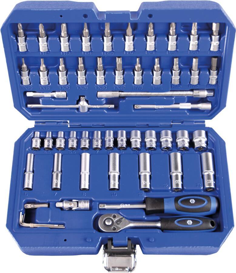 Steckschlüsselsatz 53-tlg. 1/4 42301