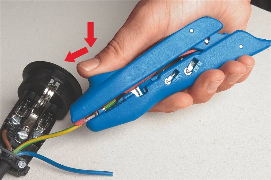 Abisolier-Crimp- und Abmantelungswerkzeug 44112