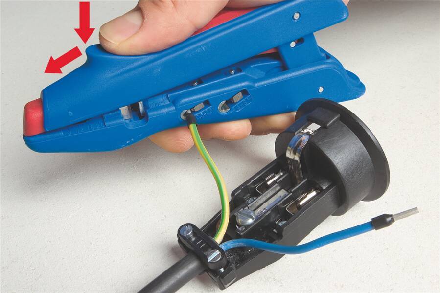 Abisolier-Crimp- und Abmantelungswerkzeug 44112