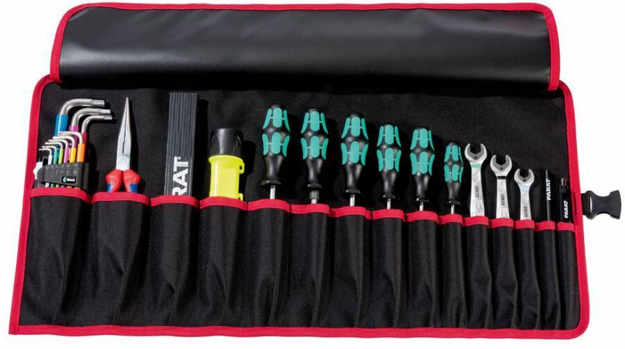 Rolltaschen Basic Roll-Up 5990828991 Typ Case 15 Anzahl Werkzeuge 15 Abmessung (BxTxH) 670 x 5 x 330 mm Gewicht 0,32 kg