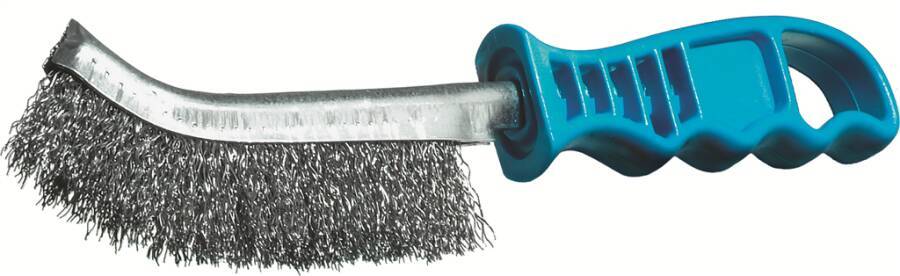 Allzweckbürste 056301 Ausführung Stahldraht gewellt Reihen 1 (10mm) Drahtstärke 0,35 mm Besatzhöhe 28 mm Länge 260 mm