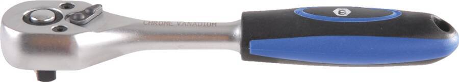 Umschaltknarre feinverzahnt 1/4 42324 Antrieb 1/4`` Länge 140 mm Ausführung 72 Zähne