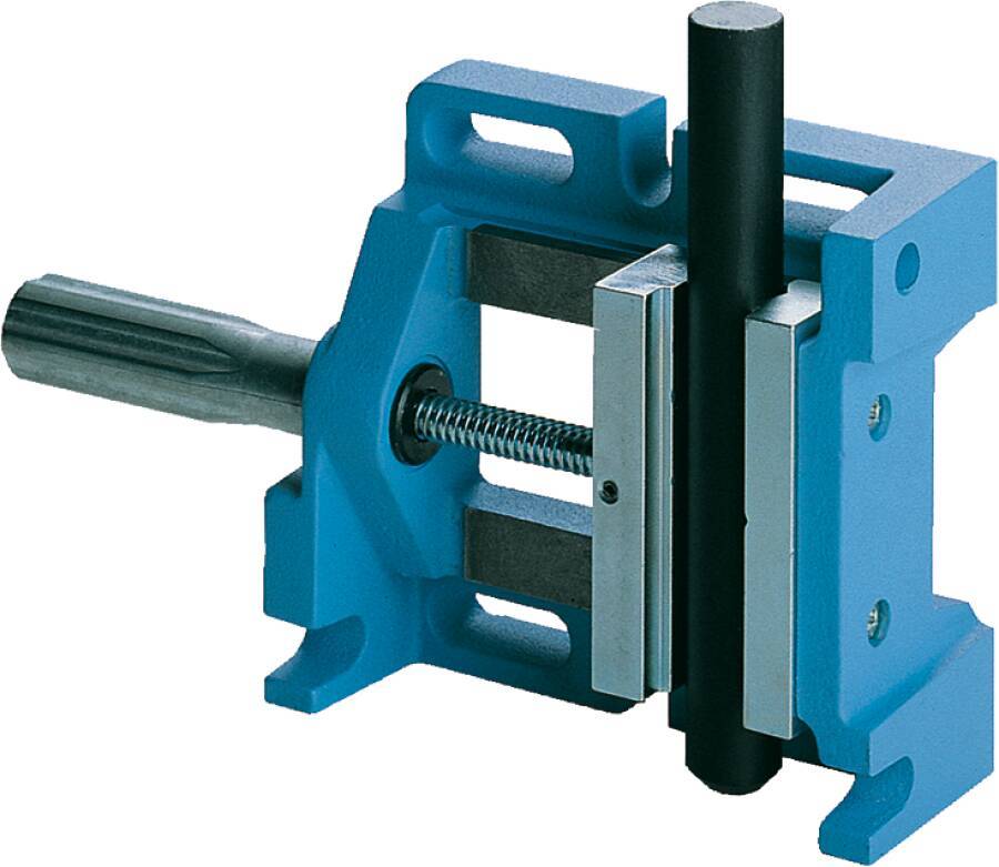 Winkel-Maschinenschraubstock MSW 100 Backenbreite 100 mm Spannweite 85 mm Backenhöhe - mm Schlitzabstand 125 mm Nut für