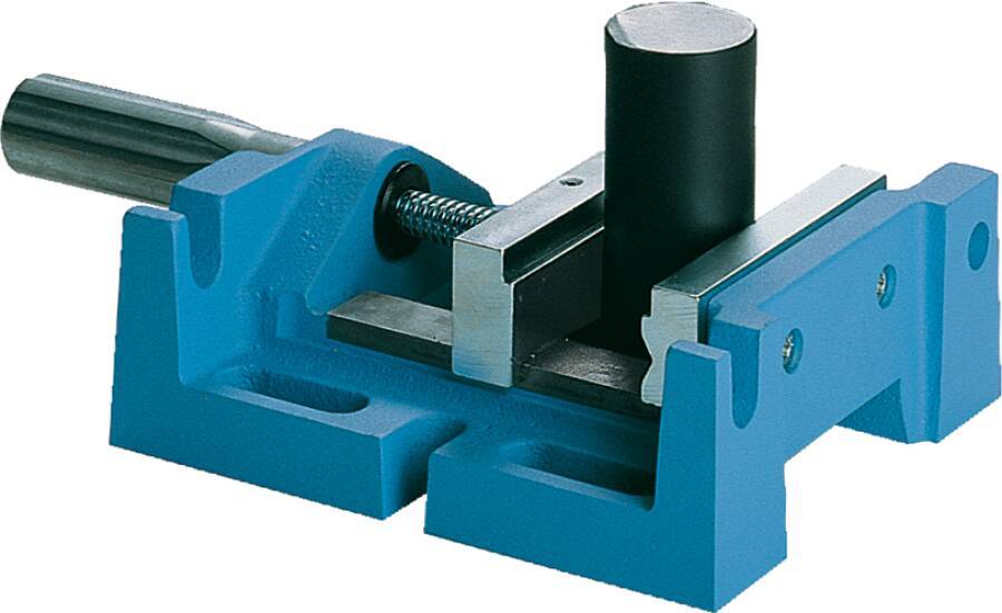 Winkel-Maschinenschraubstock MSW 100 Backenbreite 100 mm Spannweite 85 mm Backenhöhe - mm Schlitzabstand 125 mm Nut für