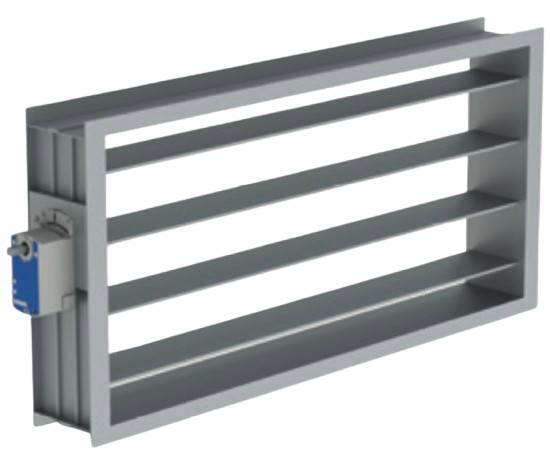 CX3040/CX3050 - Motorische Absperrklappe für Außen- und Fortluft mit Federrücklauf 400x600 mm - A11058489 von Exhausto