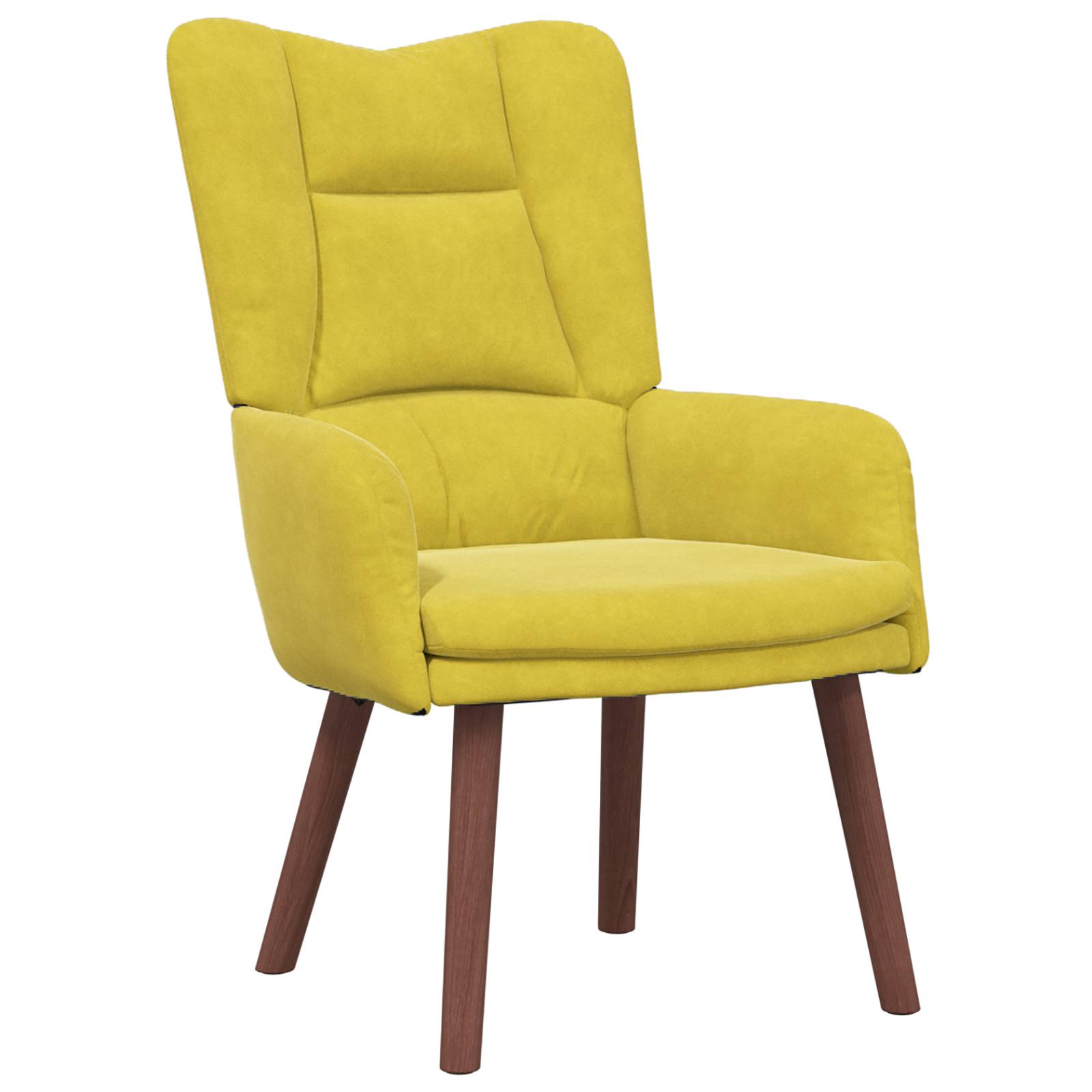 vidaXL Relaxsessel Gelb Samt