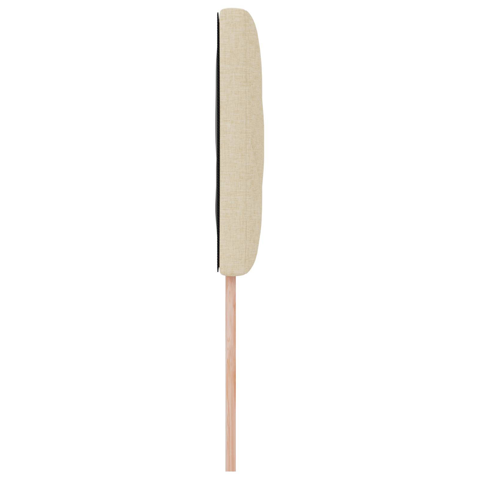 vidaXL Kopfteil mit Rautenmuster Creme 100 cm Stoff