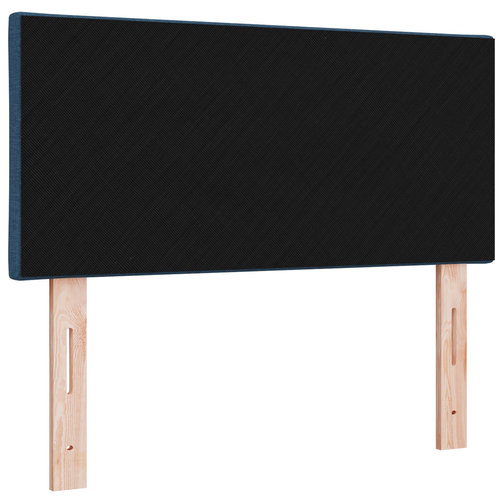 vidaXL Kopfteil mit Rautenmuster Blau 100 cm Stoff