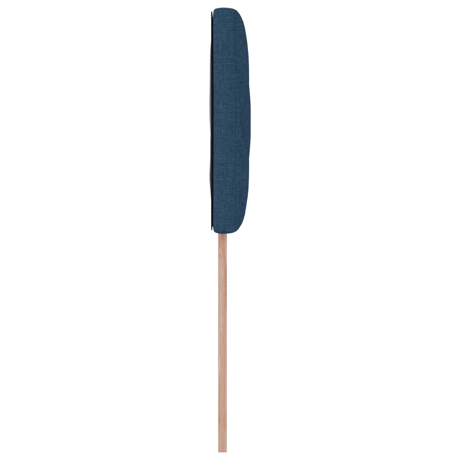 vidaXL Kopfteil mit Rautenmuster Blau 100 cm Stoff