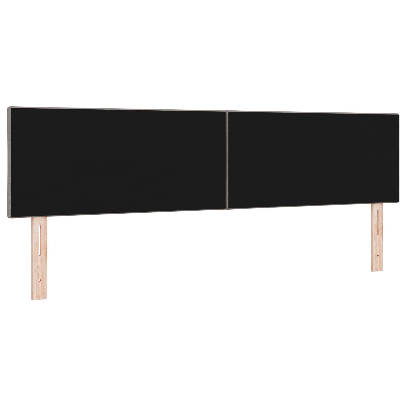 vidaXL Kopfteil mit Rautenmuster Taupe 180 cm Stoff