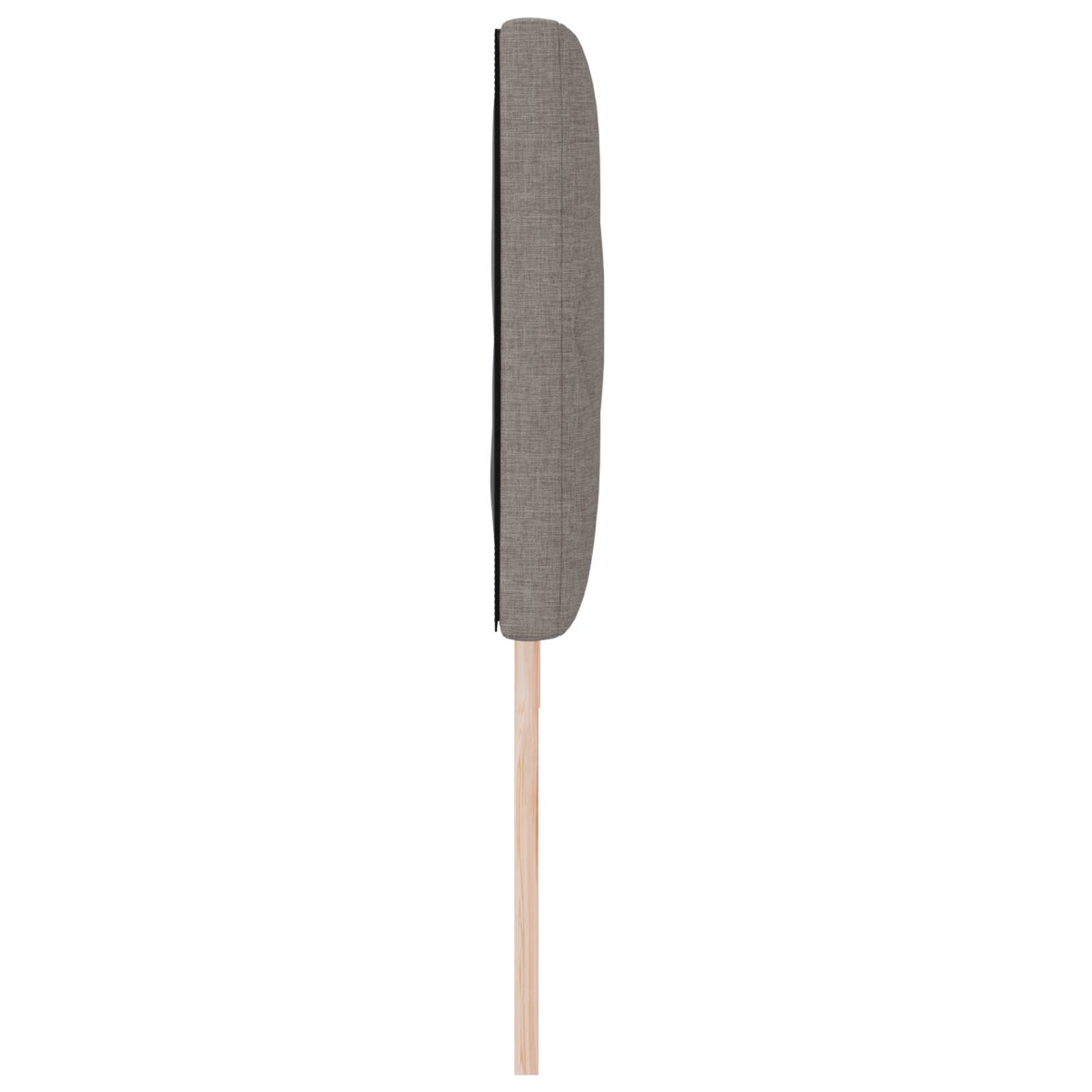 vidaXL Kopfteil mit Rautenmuster Taupe 180 cm Stoff