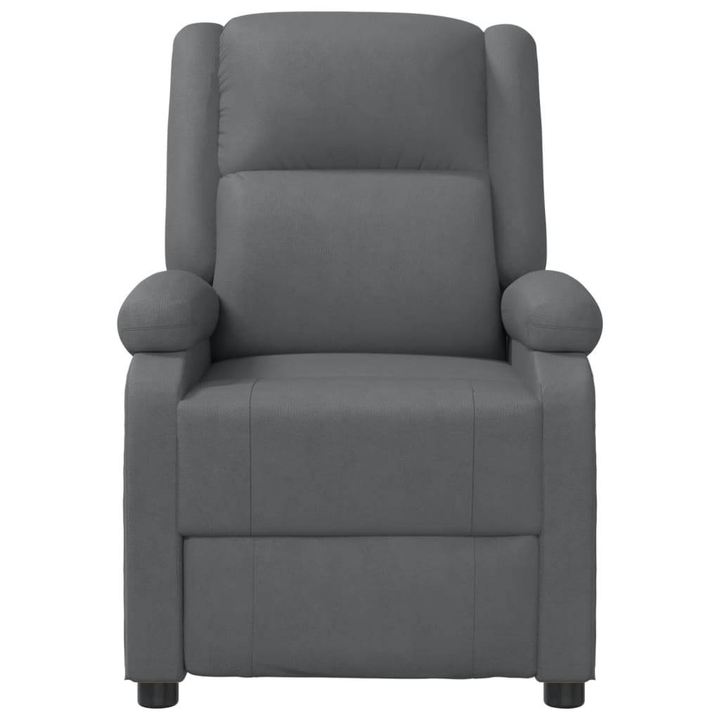 vidaXL Massagesessel Grau Kunstleder