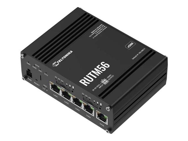 Teltonika RUTM56 - Wireless Router - Netz - WWAN 4-Port-Switch