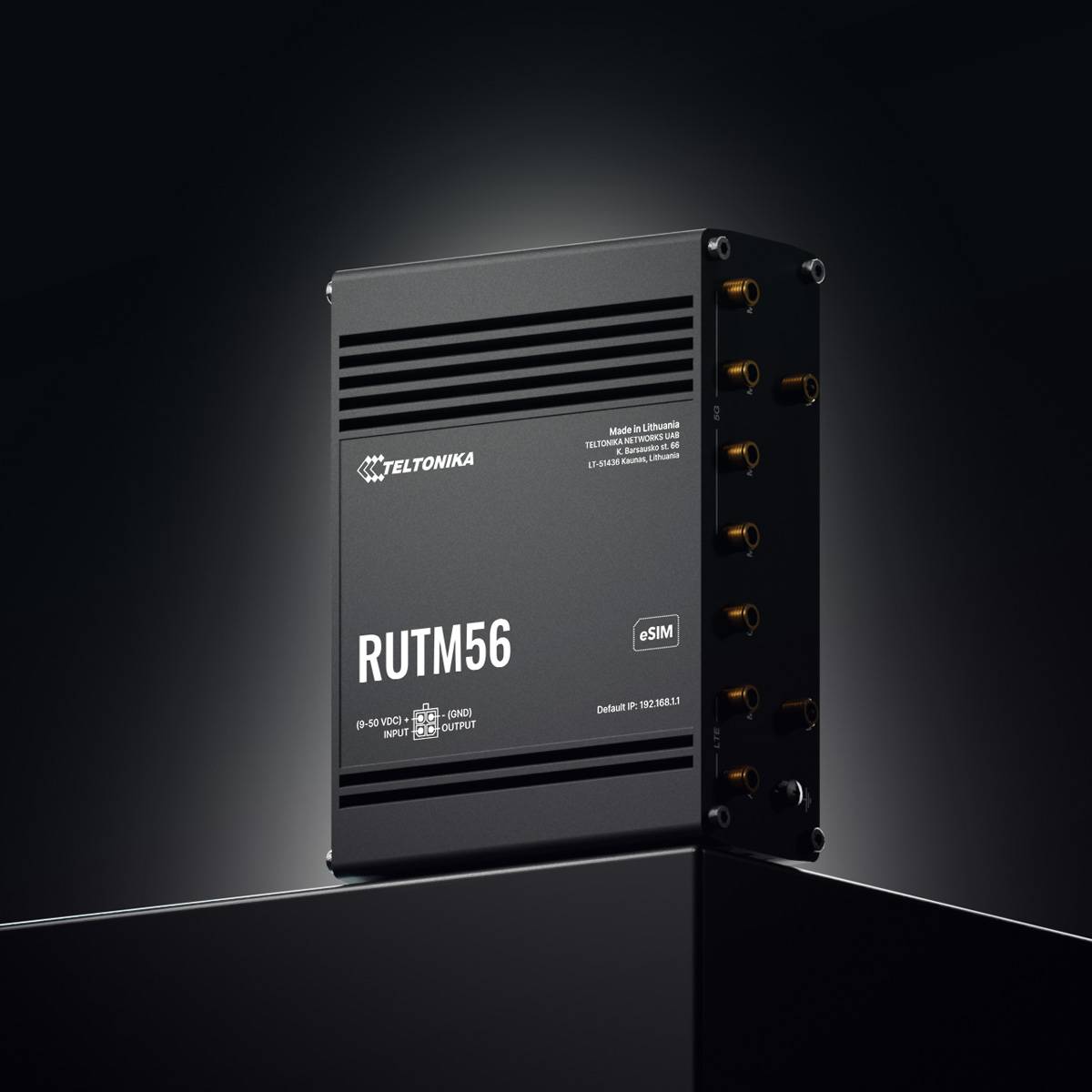 Teltonika RUTM56 - Wireless Router - Netz - WWAN 4-Port-Switch
