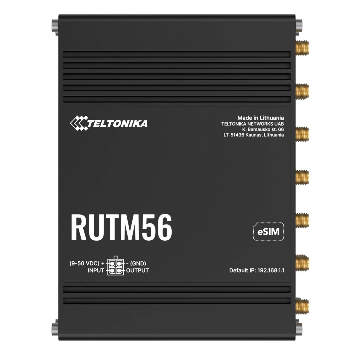 Teltonika RUTM56 - Wireless Router - Netz - WWAN 4-Port-Switch