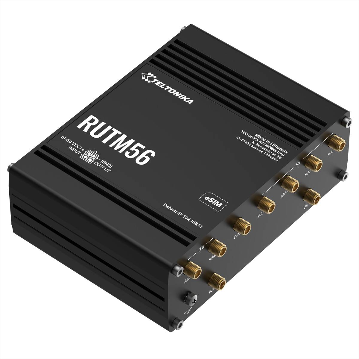 Teltonika RUTM56 - Wireless Router - Netz - WWAN 4-Port-Switch