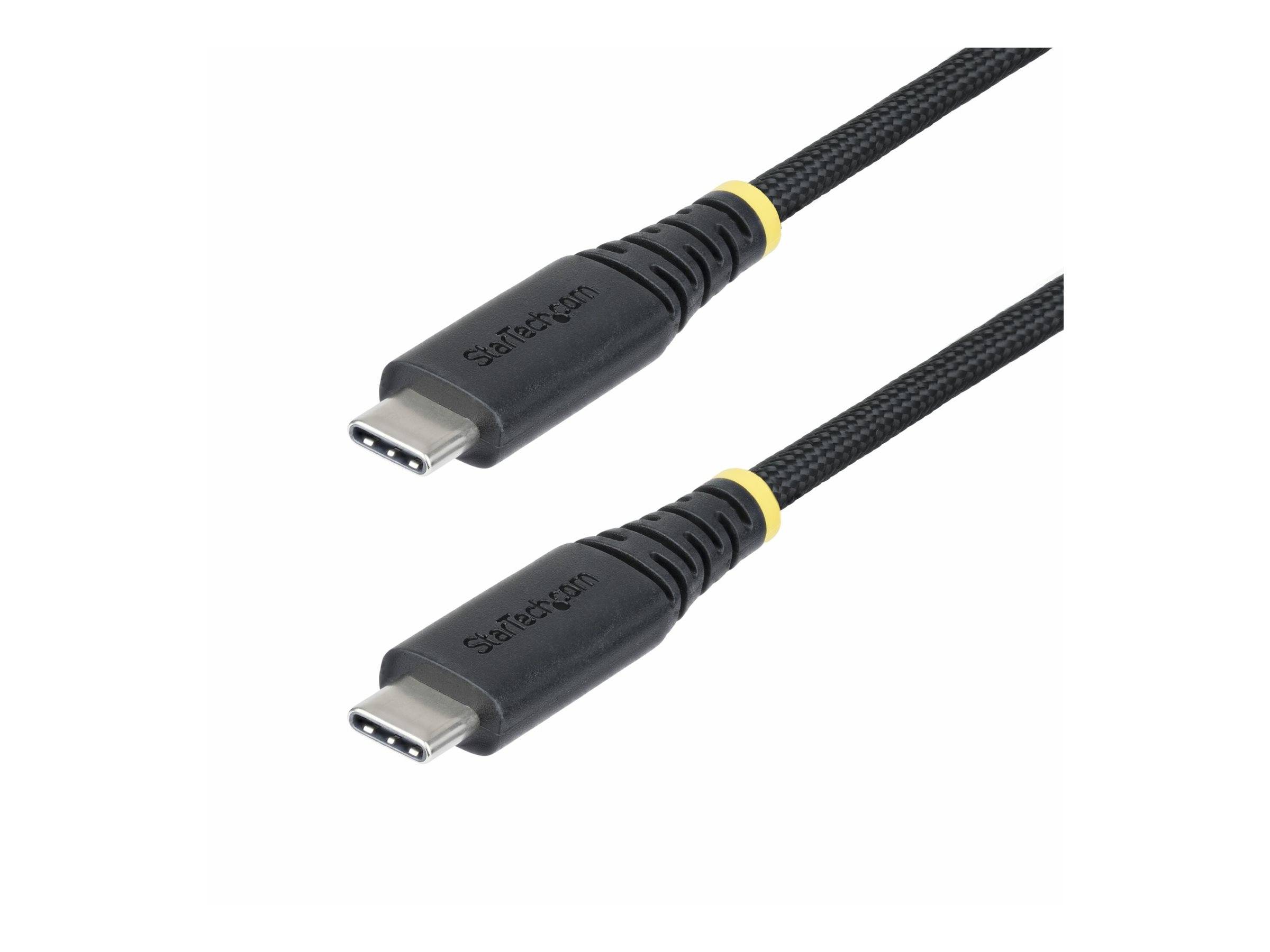 StarTech.com 1m USB-C Charging Cable, 240W, Silicone Jacket w/Braid - USB-Kabel - 24 pin USB-C (M)